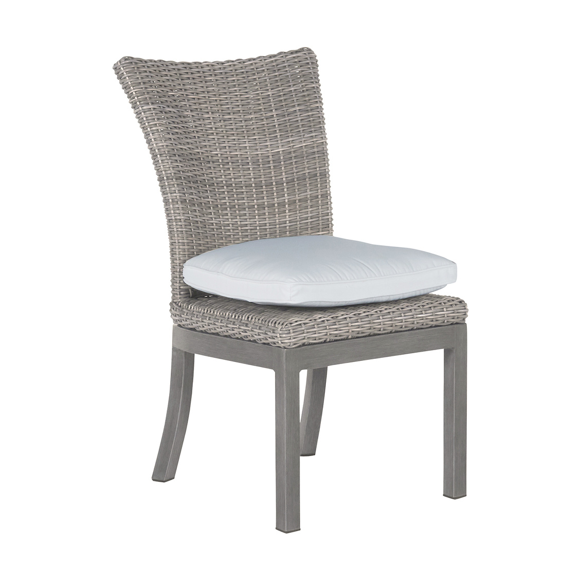 rustic side chair in oyster – frame only product image