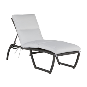 skye chaise lounge in slate grey – frame only