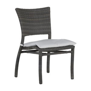 skye side chair in slate grey – frame only