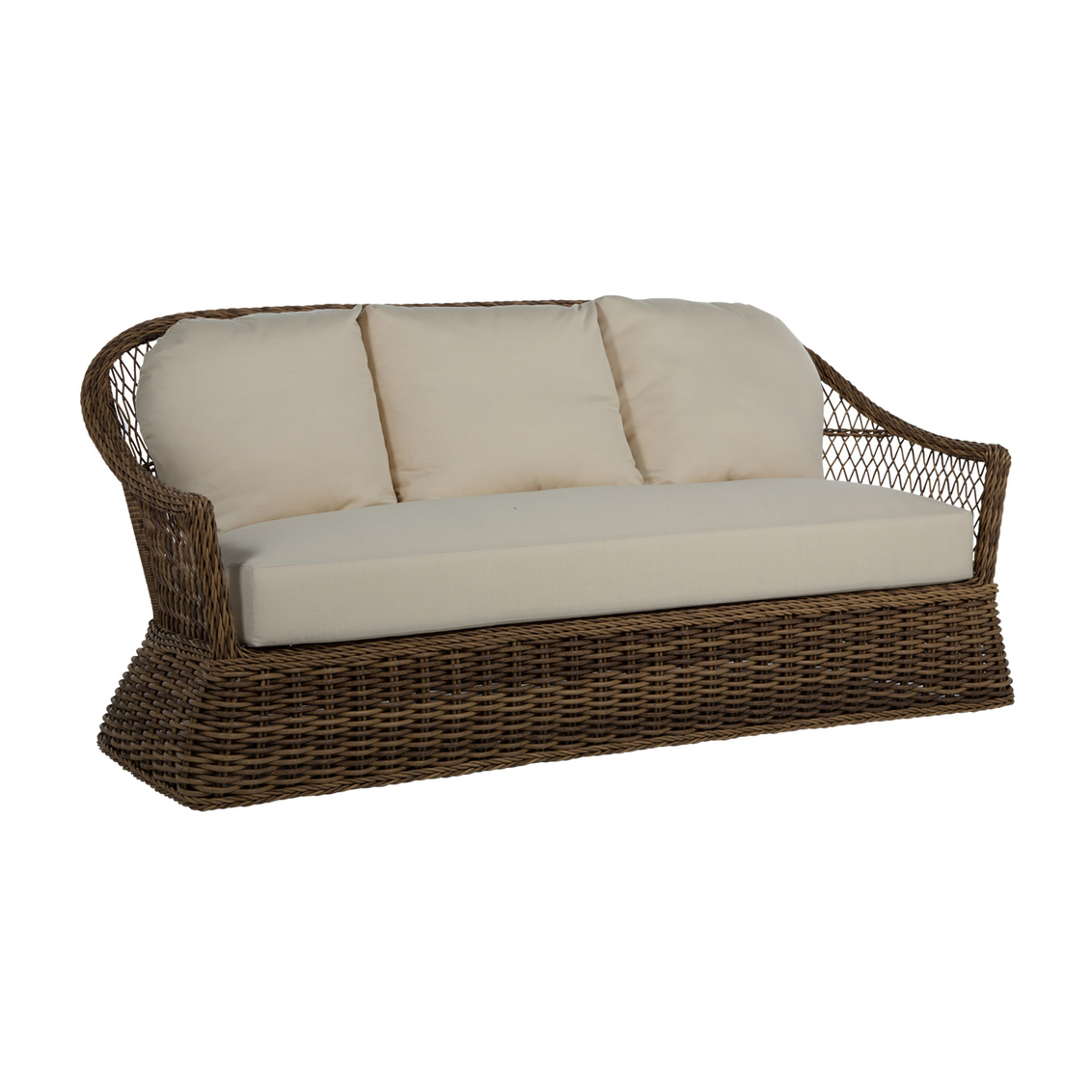 soho wicker sofa in raffia – frame only product image