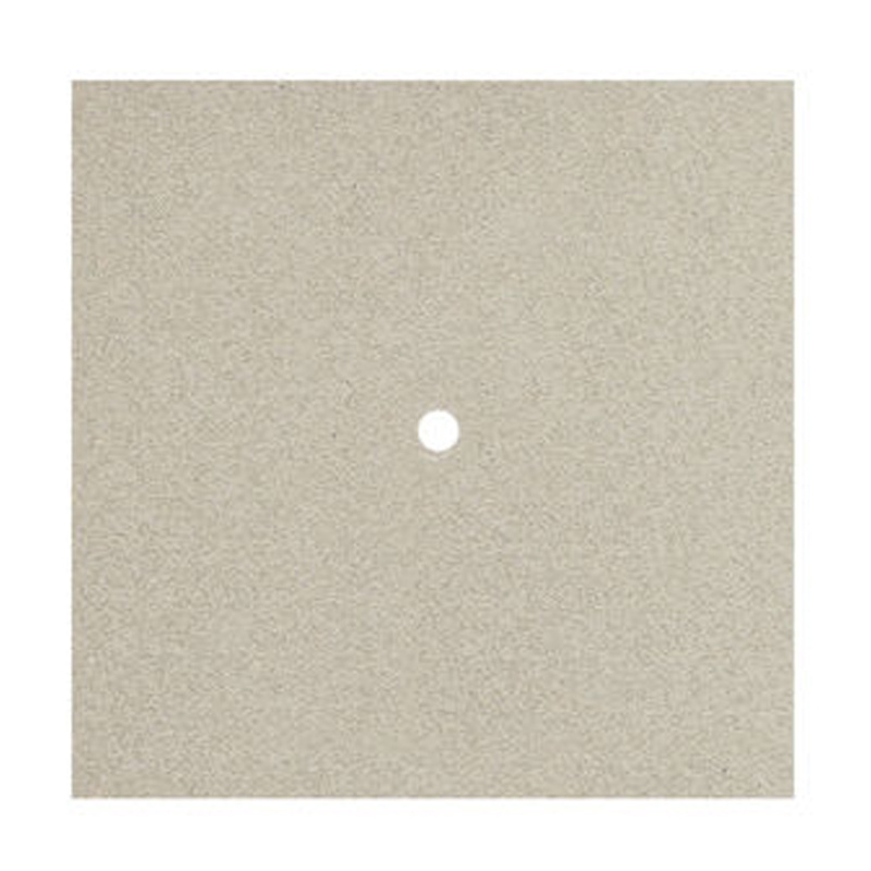 superstone 36 inch square table top (w/ hole) in travertine (w/ hole) product image