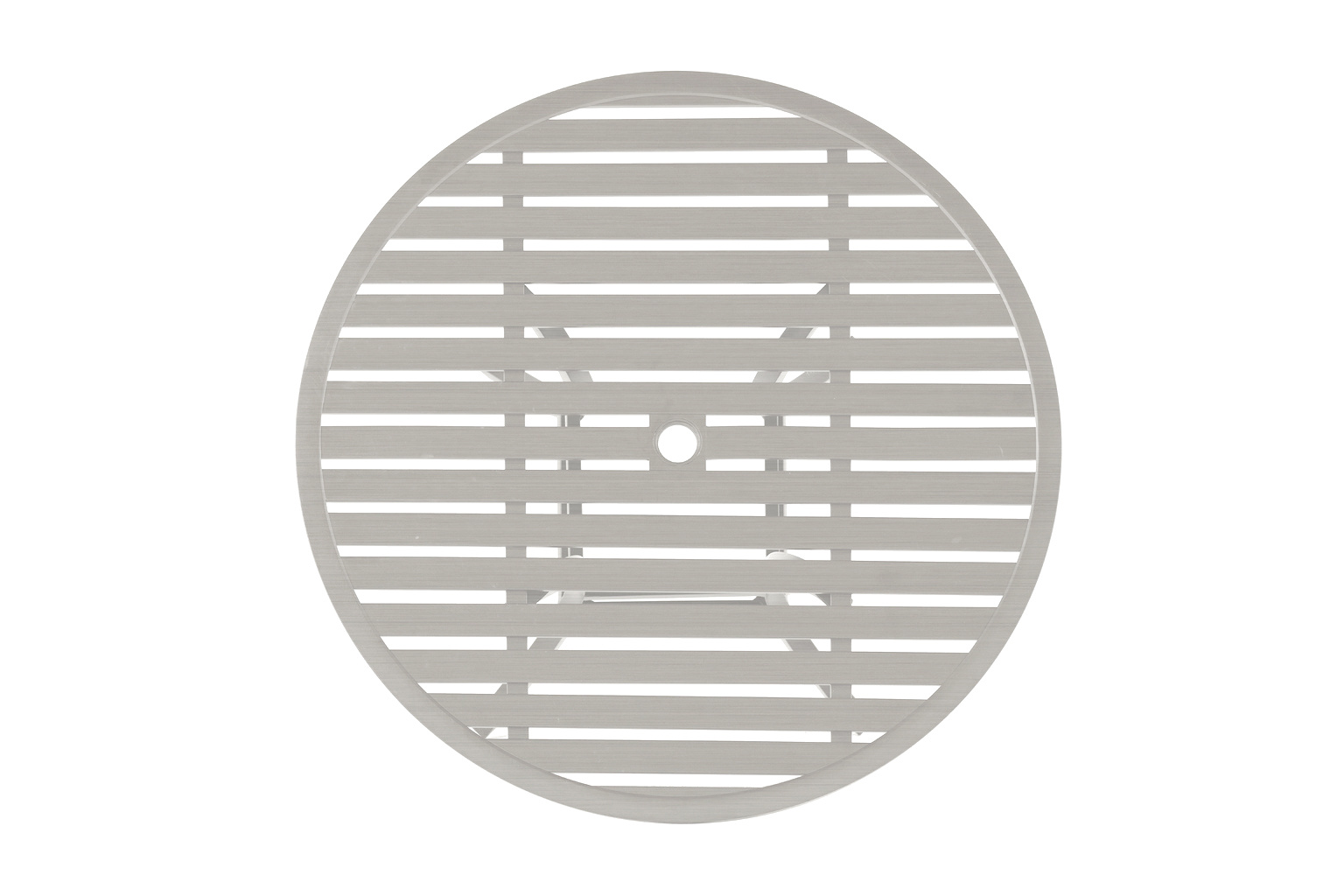 vista 40 inch round table top in oyster (w/ hole) product image