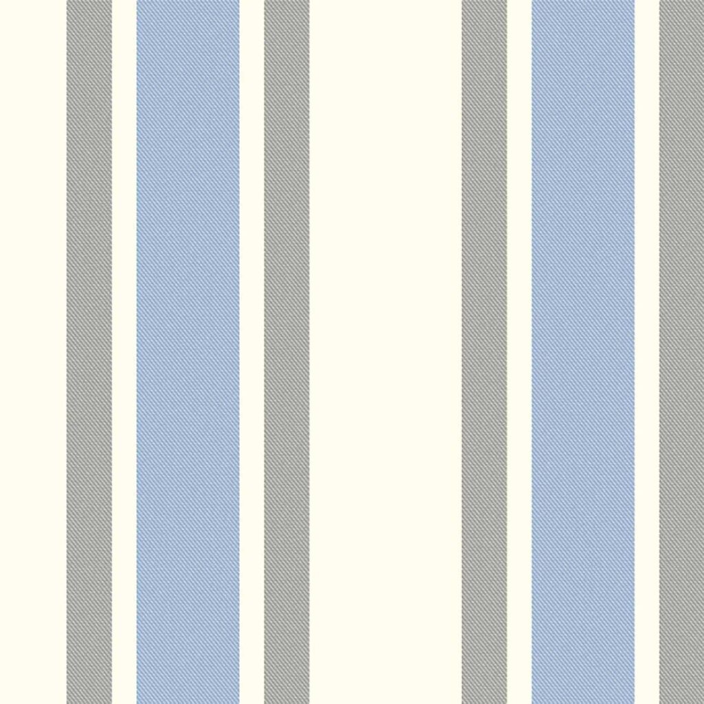 coastal stripe chambray cushion for avondale aluminum sofa product image