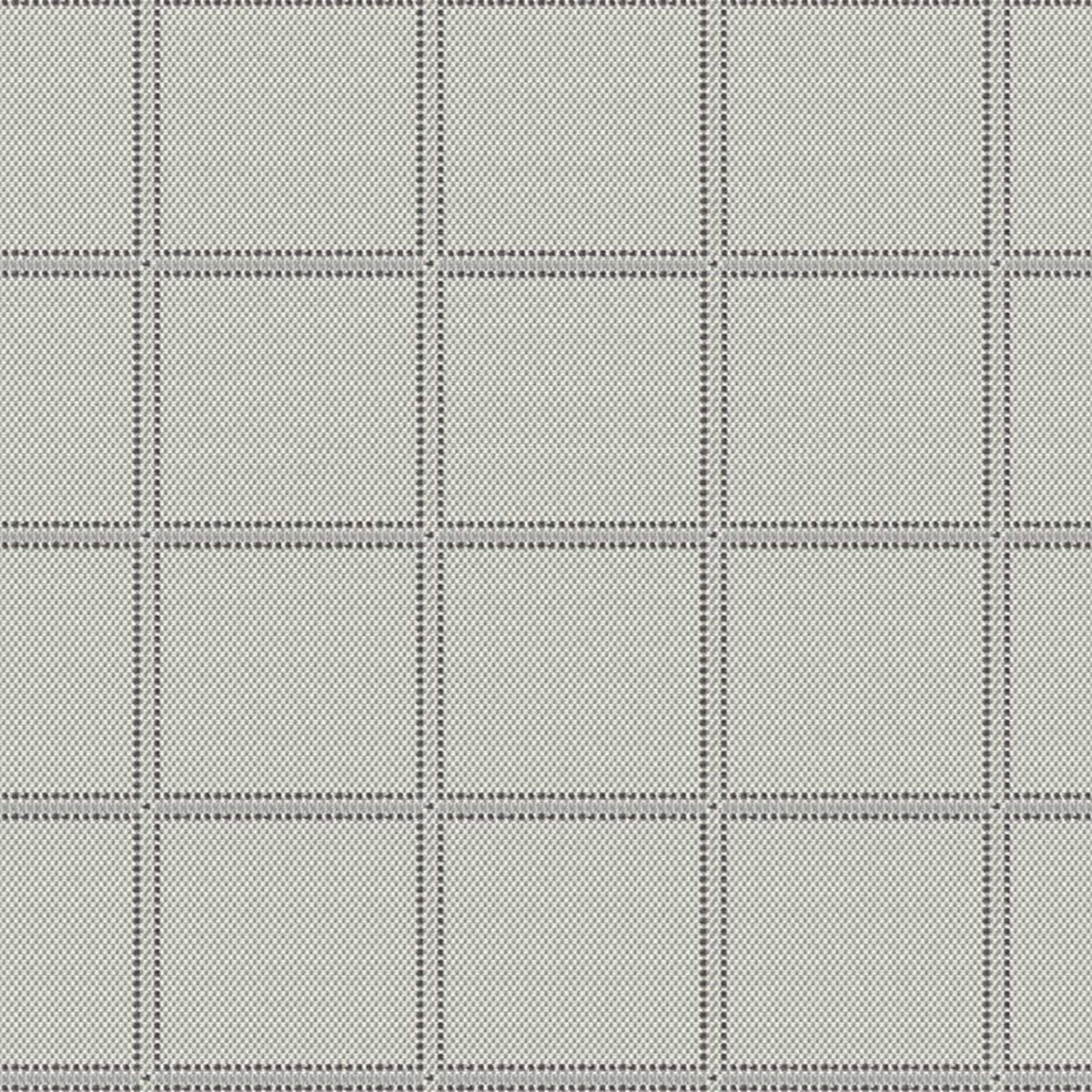 stitched grid chambray cushion for 30 inch club aluminum bar stool thumbnail image