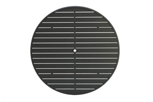 slat extruded 54 inch round top with hole