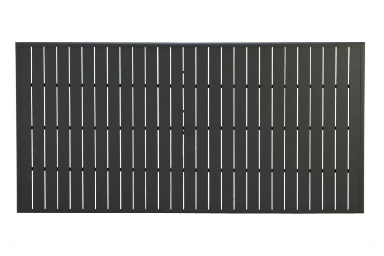 slat extruded 42 inch x 73 inch rectangular top with hole product image