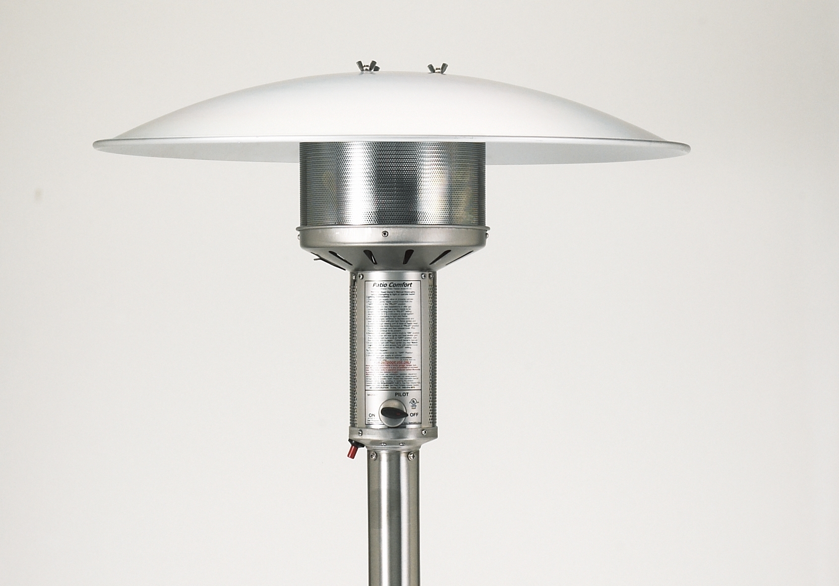 patio comfort ng permanent heater – stainless steel product image