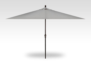 11 x 8 cast silver no-tilt umbrella – black frame