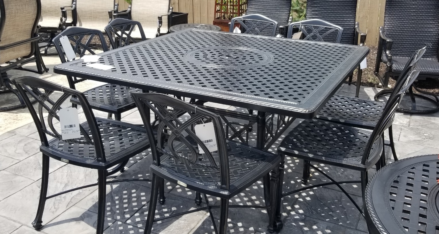 grand terrace square dining set product image