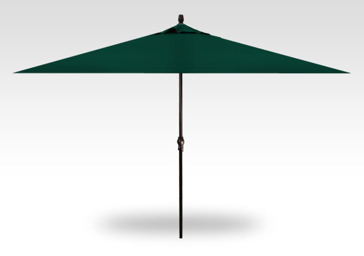 11 x 8 forest green no-tilt umbrella – black frame product image