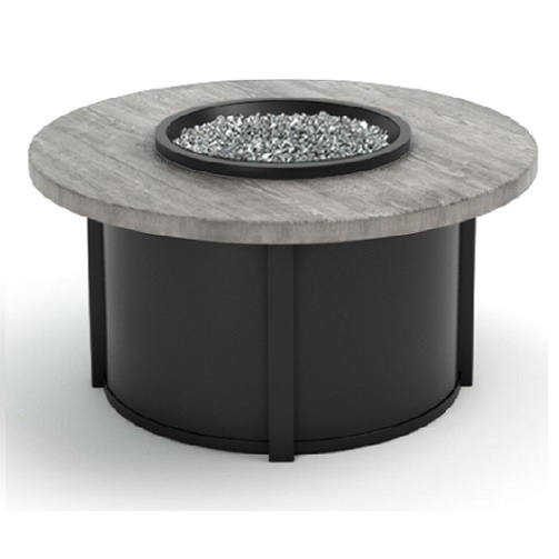 timber round firepit coffee table – drift