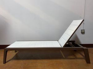 nomad padded sling chaise lounge – latte thumbnail