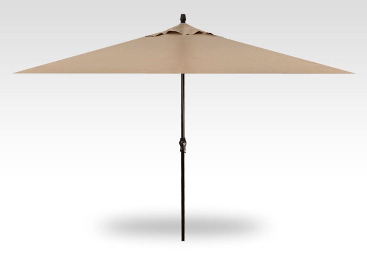 11 x 8 heather beige no-tilt umbrella – black frame product image
