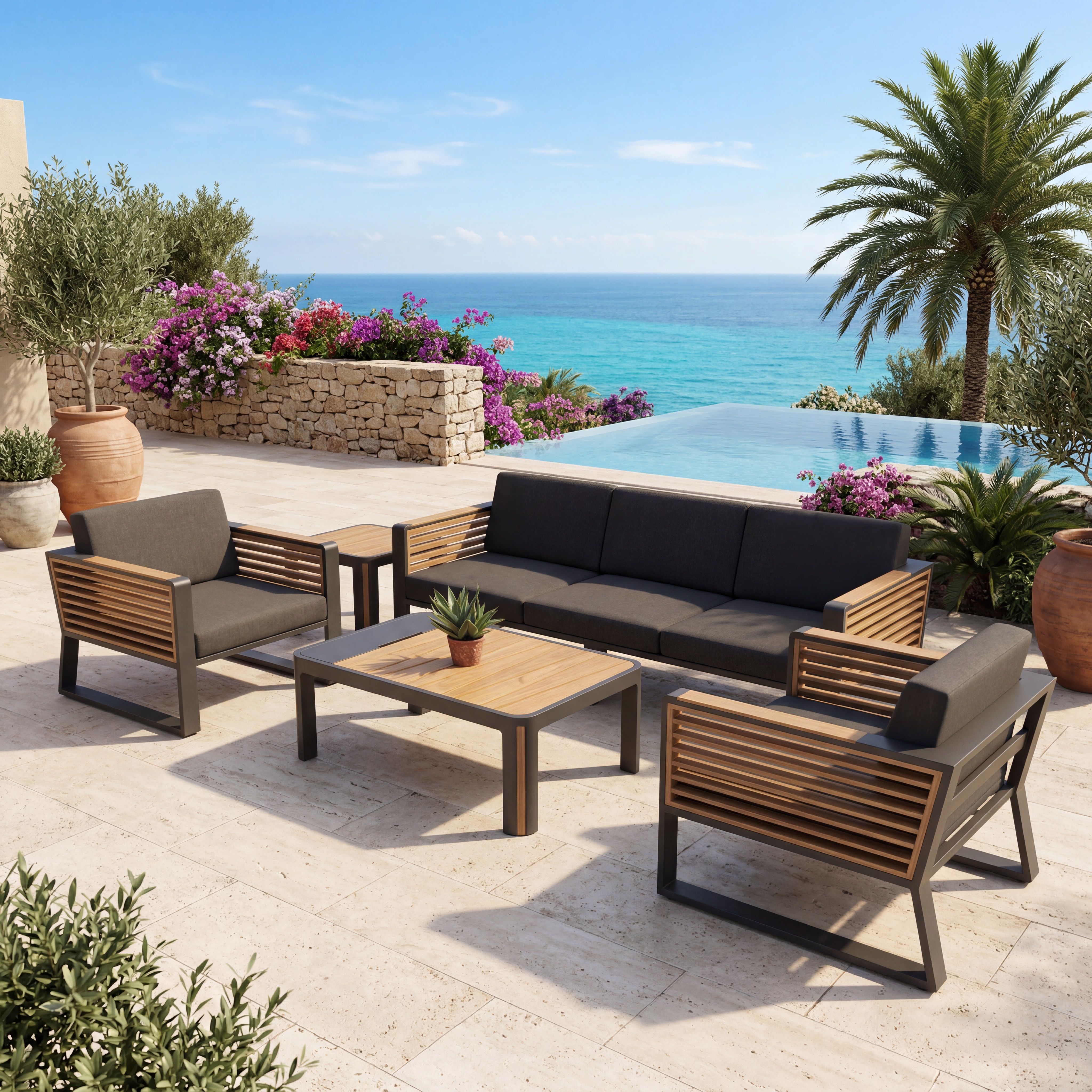 manhattan seating set (geneva coffee and end table) thumbnail image