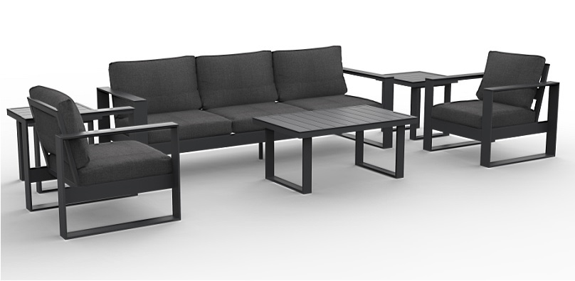 madera seating set – silver product image