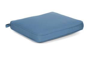 canvas sapphire blue hanamint dining cushion