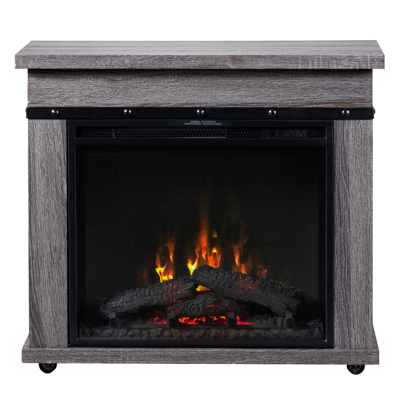 morgan mantel with 23 inch electric fireplace thumbnail image