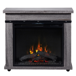 morgan mantel with 23 inch electric fireplace