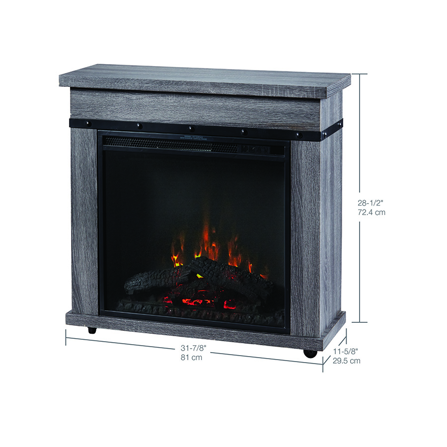 morgan mantel with 23 inch electric fireplace thumbnail image