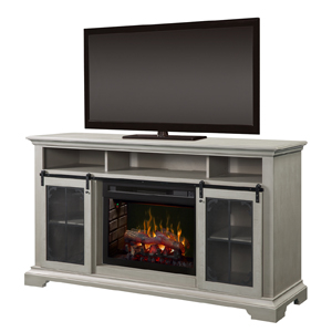olivia media console with electric fireplace