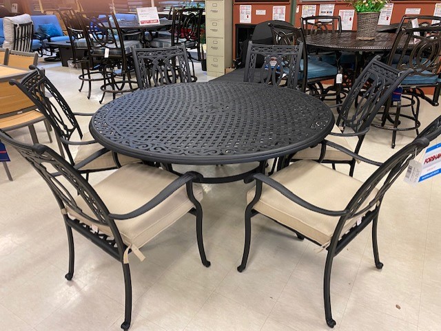 venice 60 inch round dining set product image