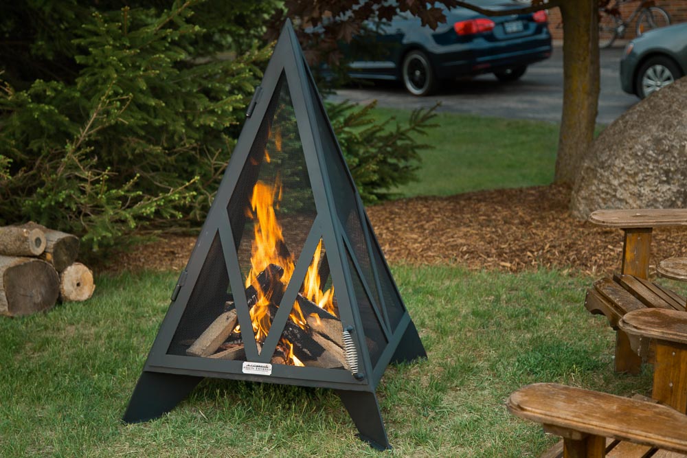 4′ pyramid fire pit product image