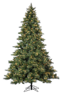 9′ northern shore spruce tree – clear/multi led lights