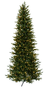 7.5′ virginia pine tree – clear/multi led lights