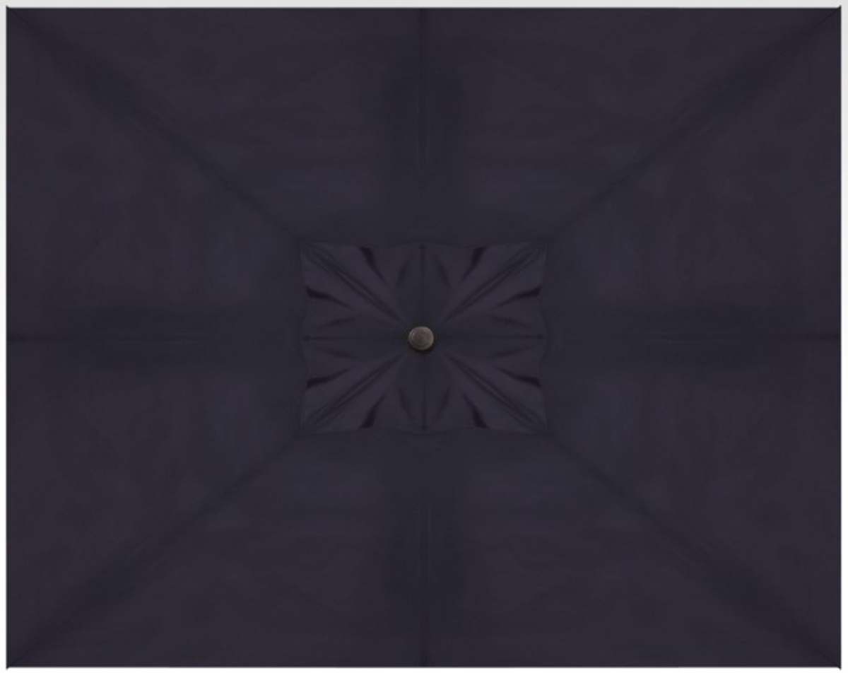 10×13 akz plus navy cantilever umbrella – black frame thumbnail image