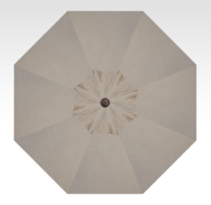 9′ starlux cast ash lighted collar-tilt umbrella – bronze frame thumbnail