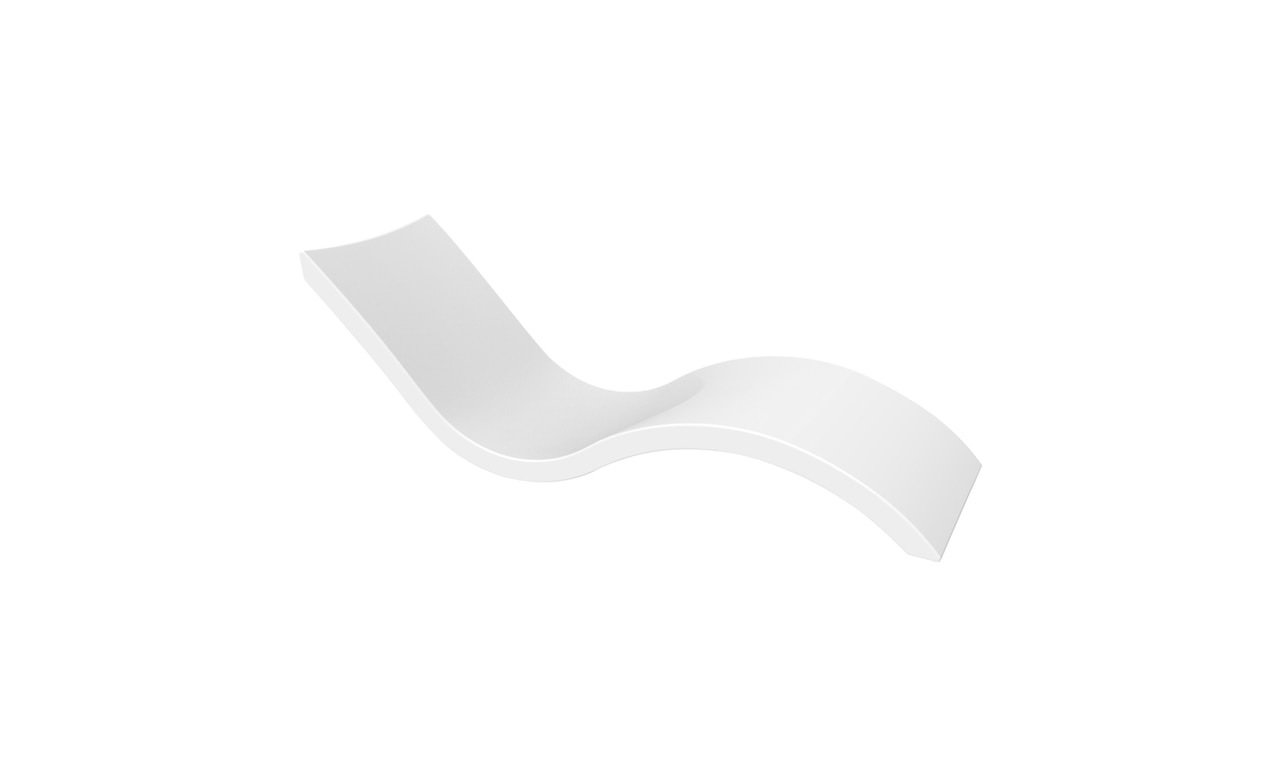 signature in-water chaise – white thumbnail image