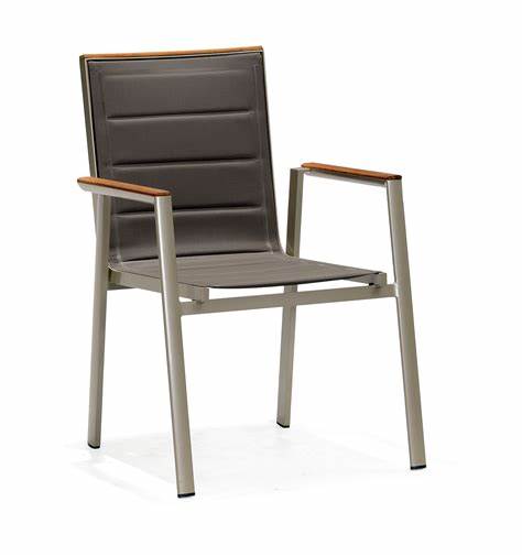 geneva dining arm chair – champagne product image