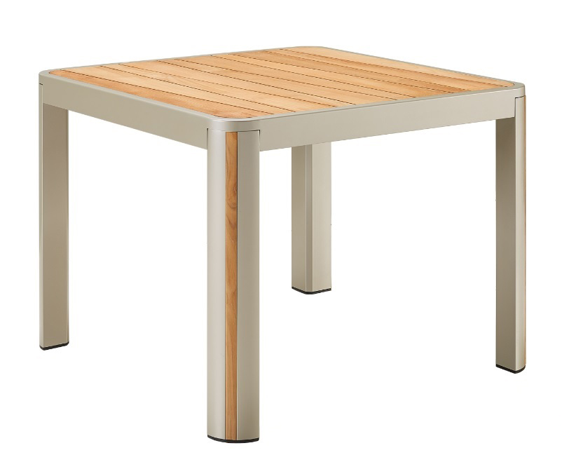 geneva square dining table – champagne product image