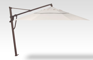 11′ akz plus canvas cantilever umbrella – bronze frame