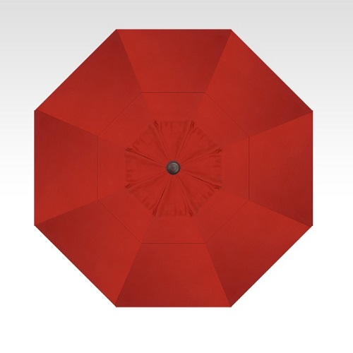 11′ akz plus jockey red cantilever umbrella – bronze frame thumbnail