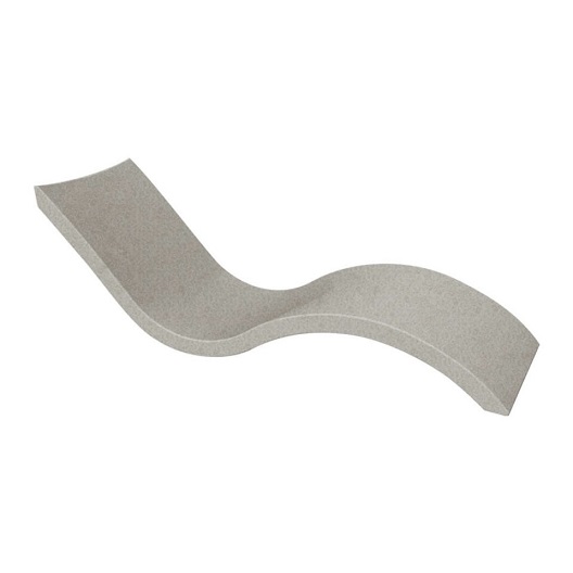 signature in-water chaise – sandstone