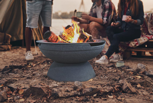 21 inch falo fire bowl – beach pebble
