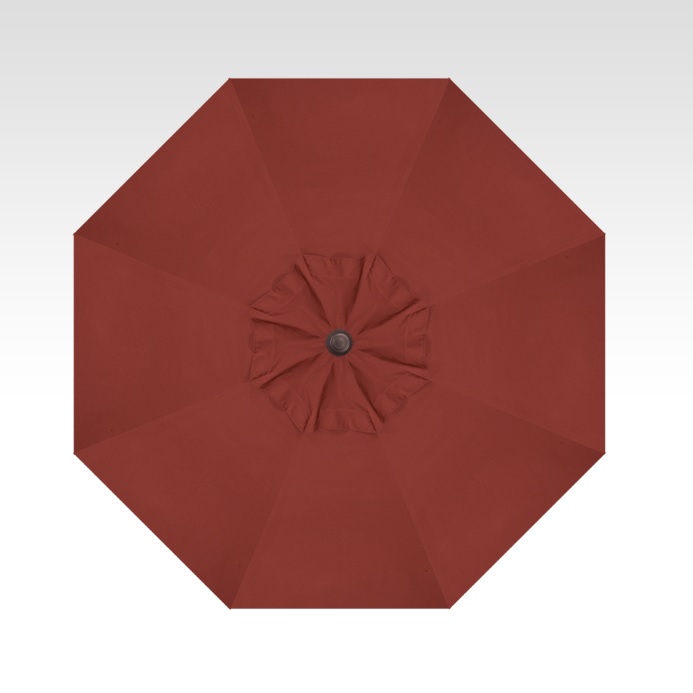 9′ starlux ridge sequoia lighted collar-tilt umbrella – bronze frame thumbnail image