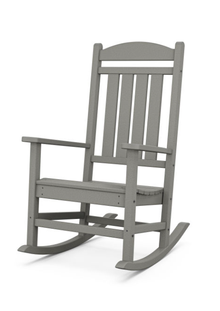 presidential rocking chair in grey product image