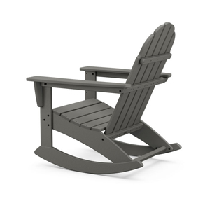 vineyard adirondack rocking chair in slate grey thumbnail
