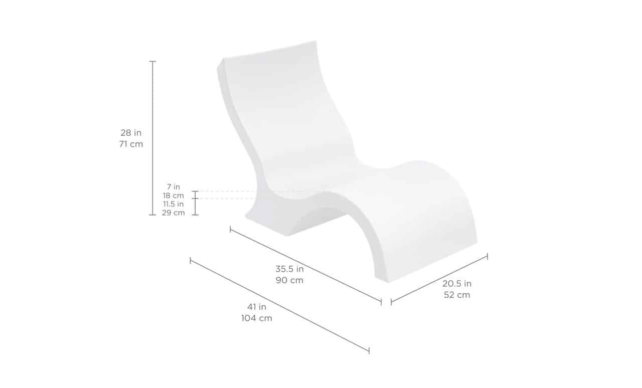 signature lowback chair – white thumbnail image
