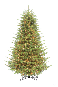 7.5′ carolina fraser fir tree – clear/multi led lights