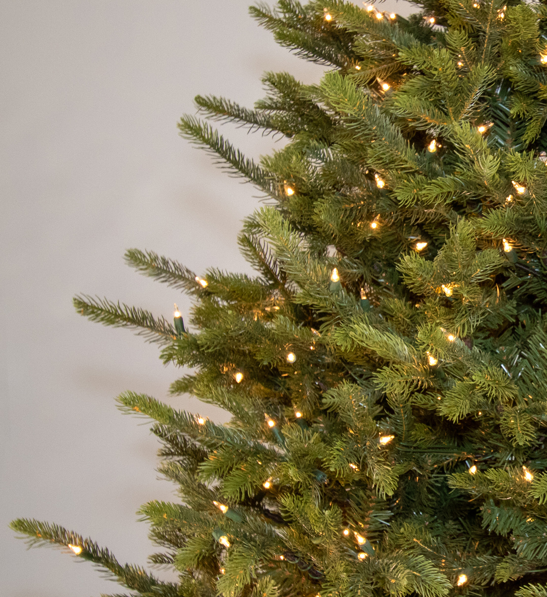 8′ deluxe carolina frasier fir tree – clear/multi led lights thumbnail image