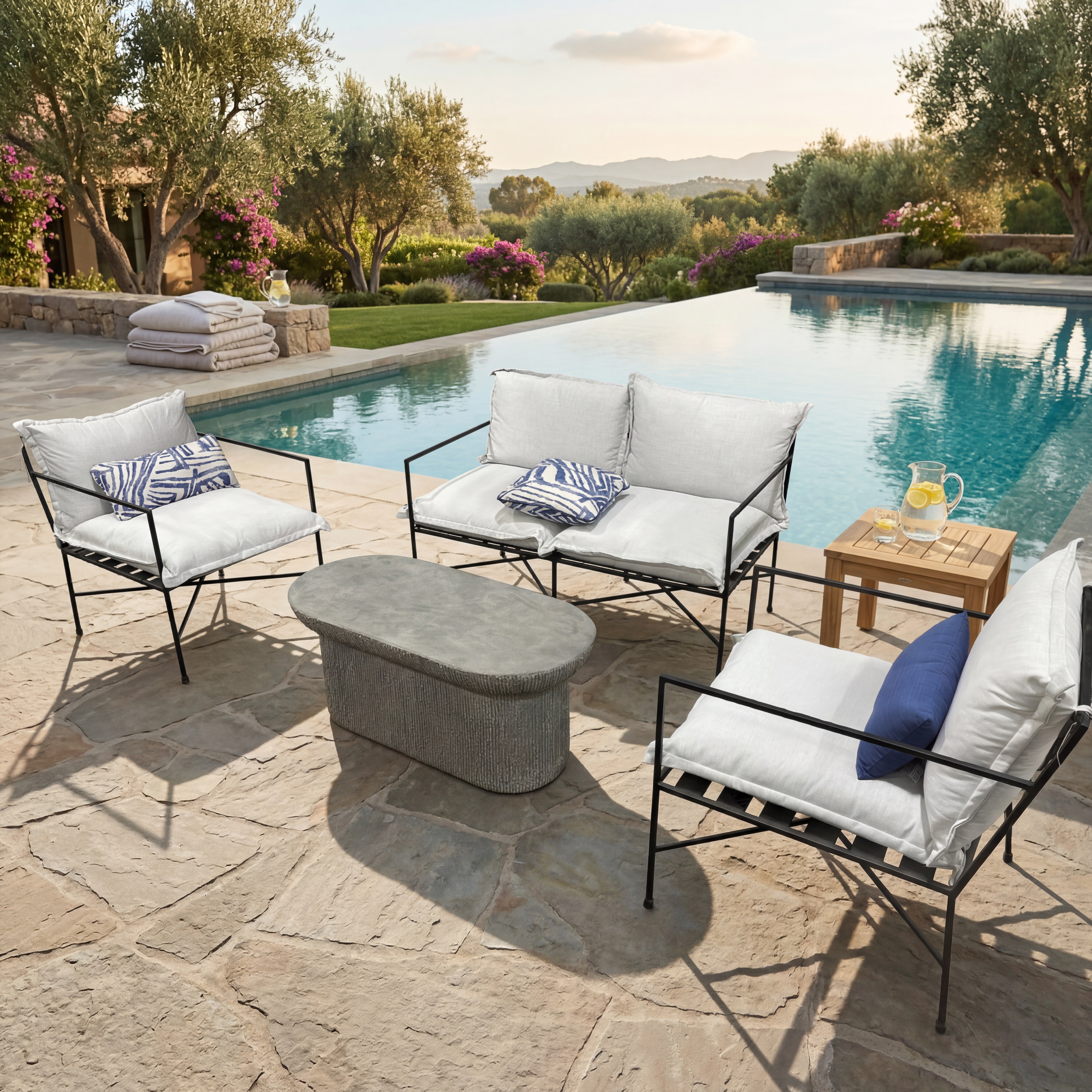 italia loveseat seating set thumbnail image