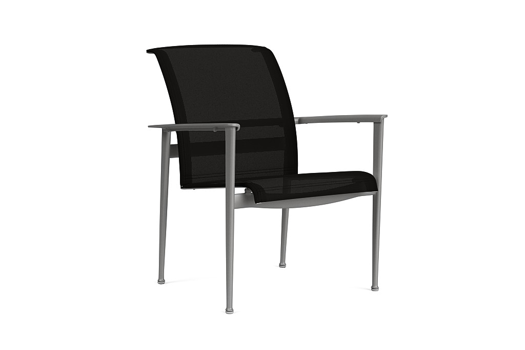 flight stacking arm chair – ink/platinum product image