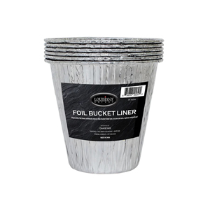 disposable foil bucket liners – 6-pack
