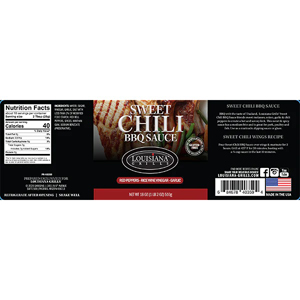 louisiana grills 18 oz sweet chili bbq sauce product image