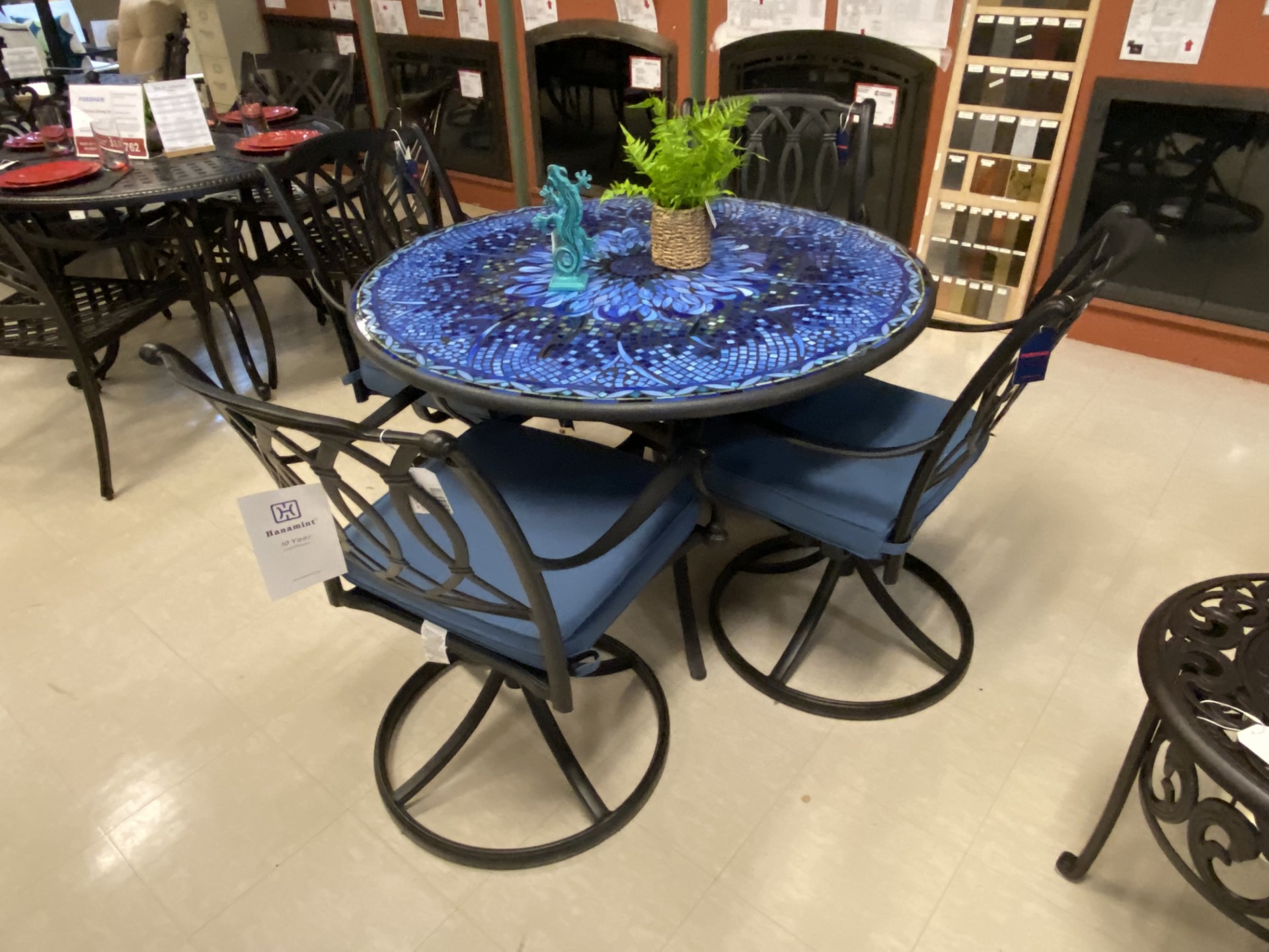 mosaic dining set with mayfair chairs product image