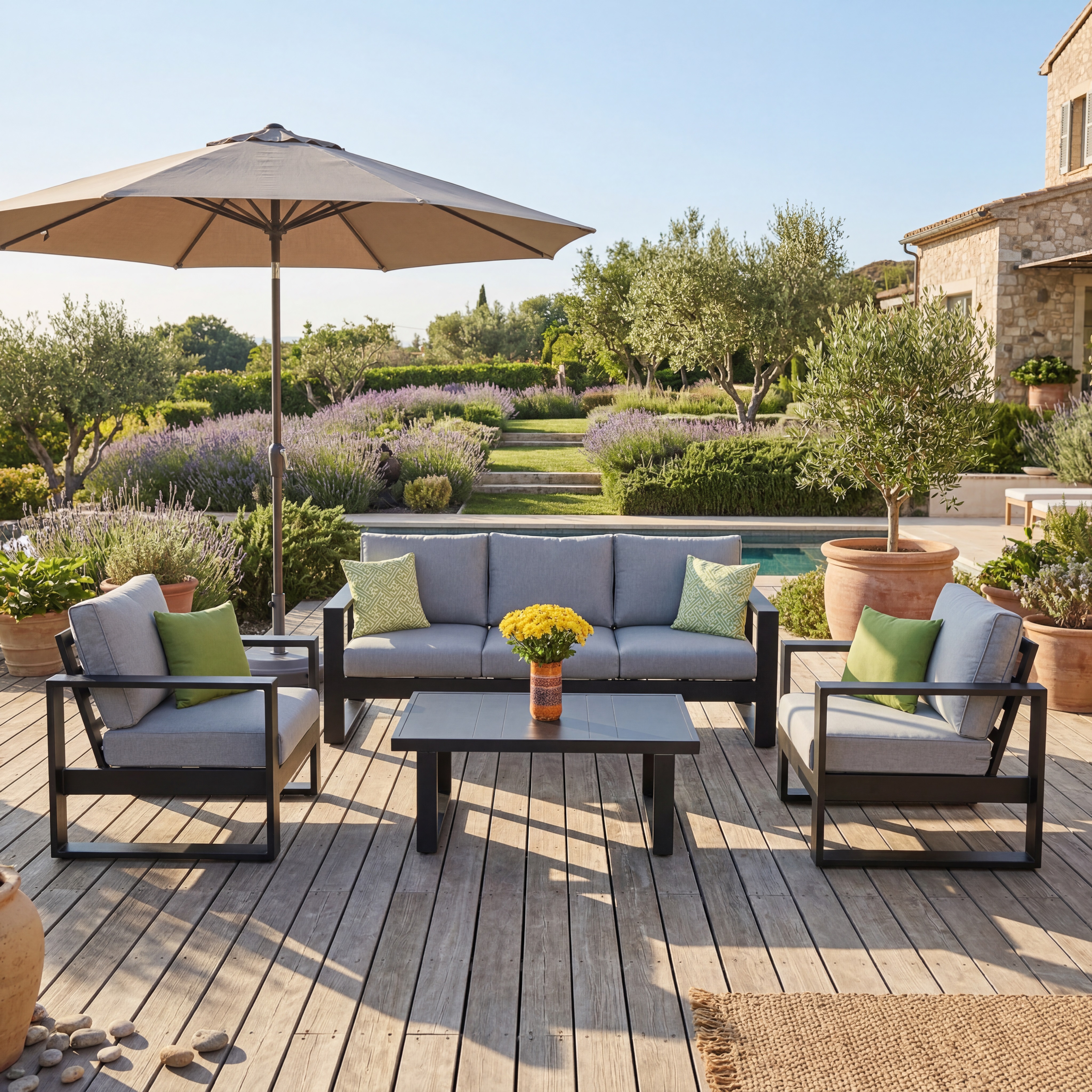 madera seating set – grey thumbnail image