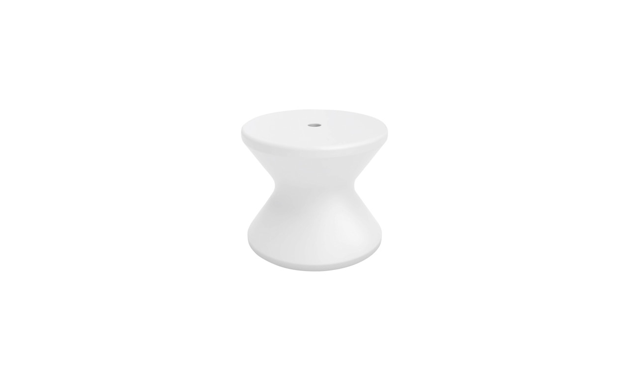 signature side table 22 inch no lid – white product image